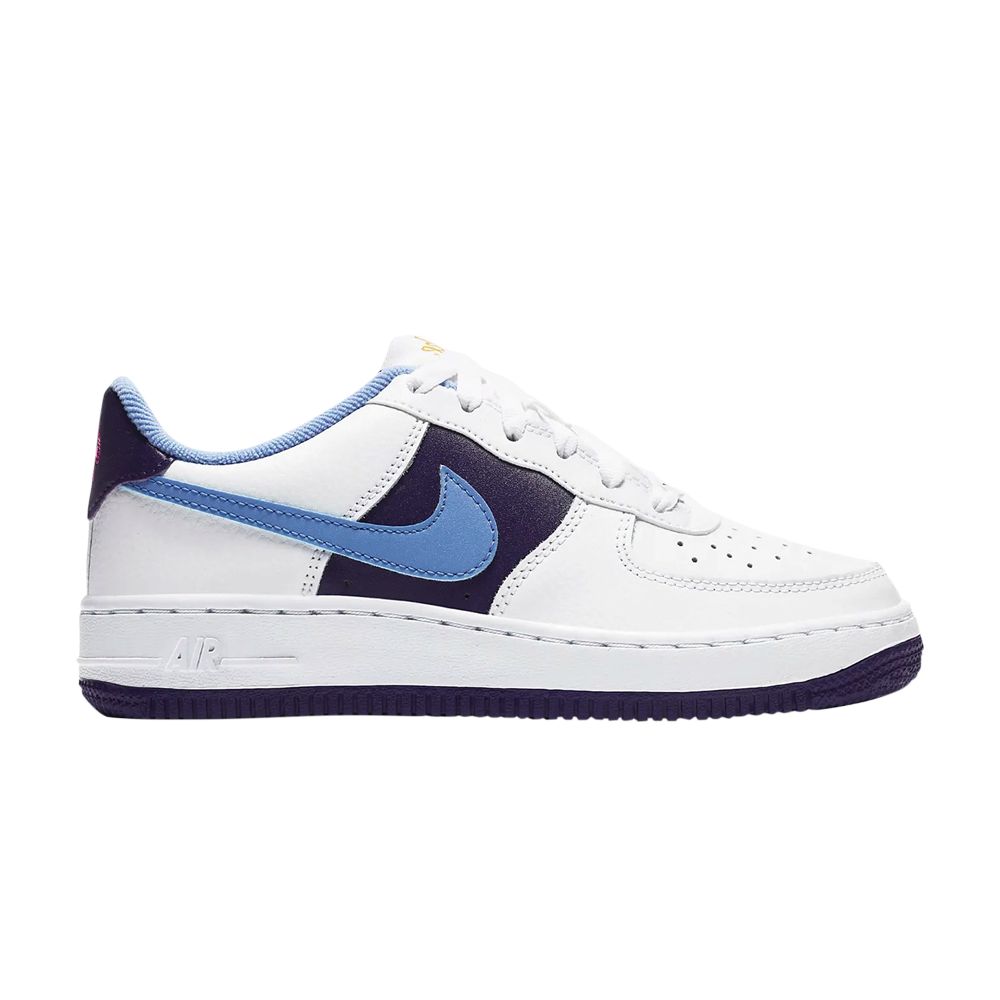 Pre-owned Nike Air Force 1 Lv8 Ho20 Gs 'white Eggplant' | Kid's Size 4