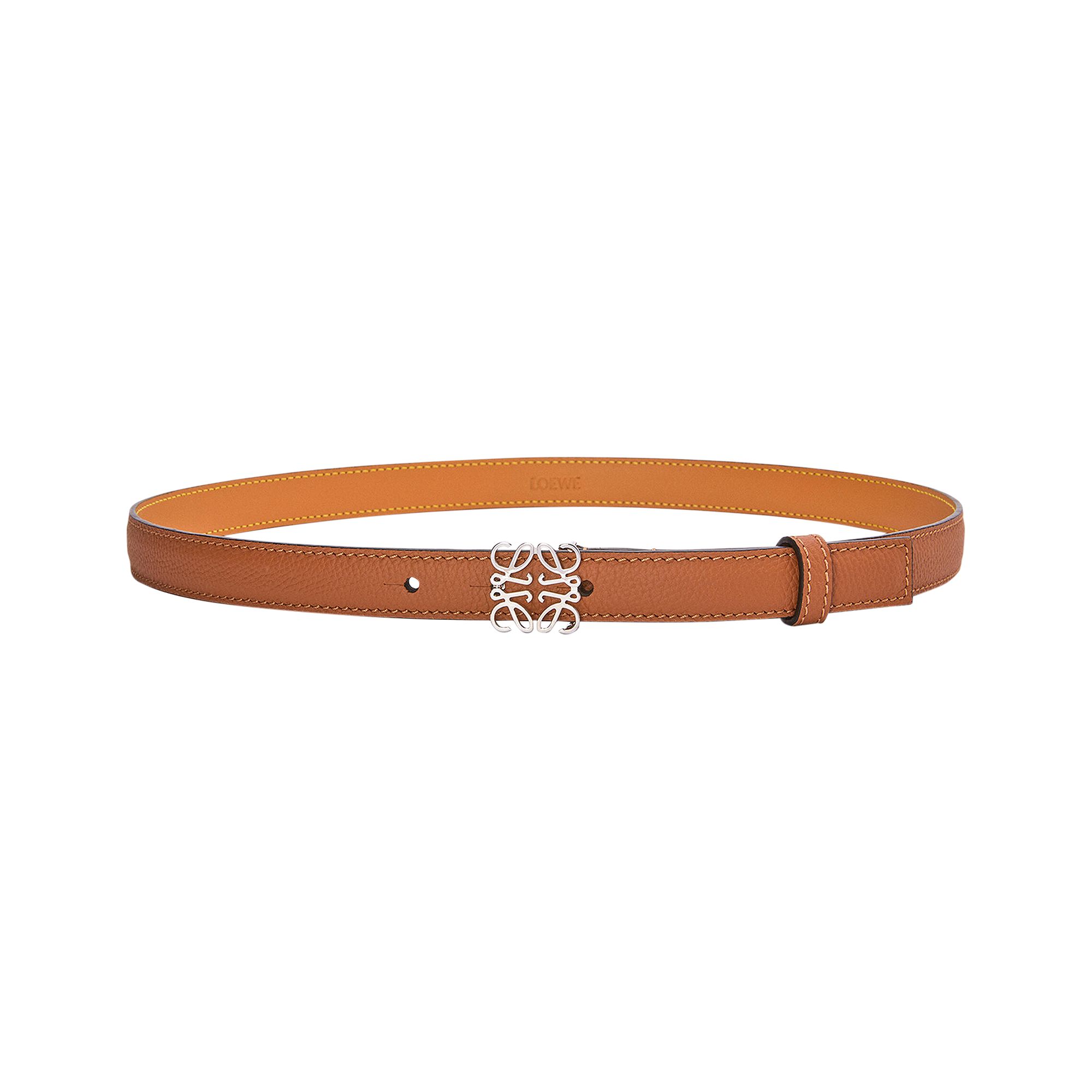 Pre-owned Loewe Anagram Belt 'tan/palladium' | Brown | Women's Size 70