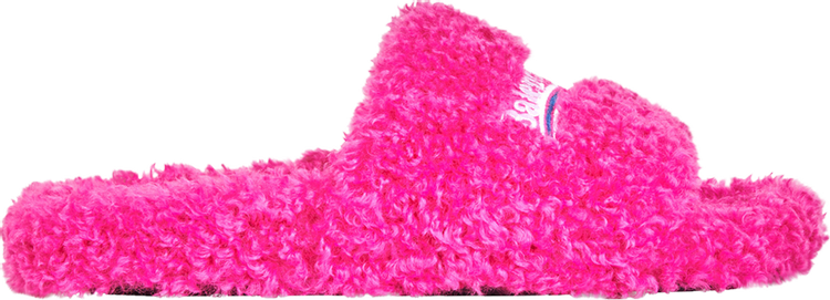 Buy Balenciaga Wmns Furry Slides 'Pink' - 654261 W2DO1 5096 | GOAT