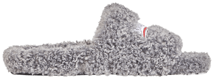 Grey discount fuzzy slides