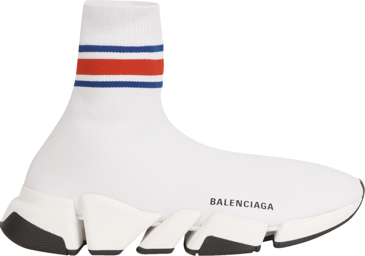 Balenciaga Speed 2.0 Sneaker 'White Stripe'