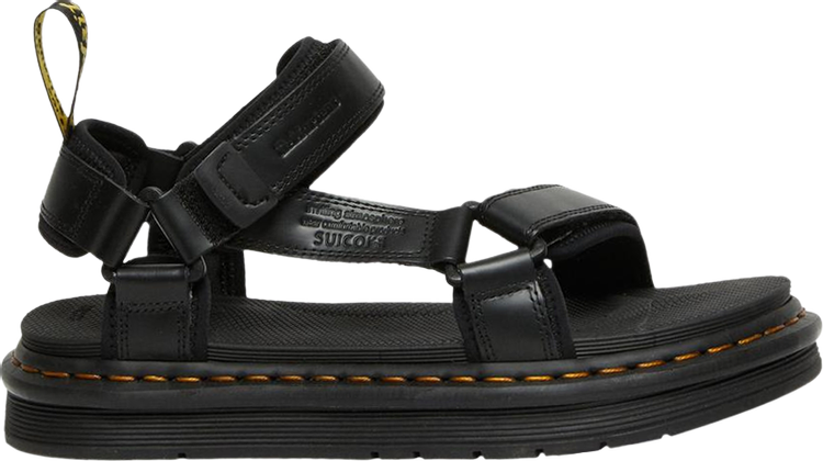 Suicoke x Wmns Depa Leather Strap Sandals 'Black'