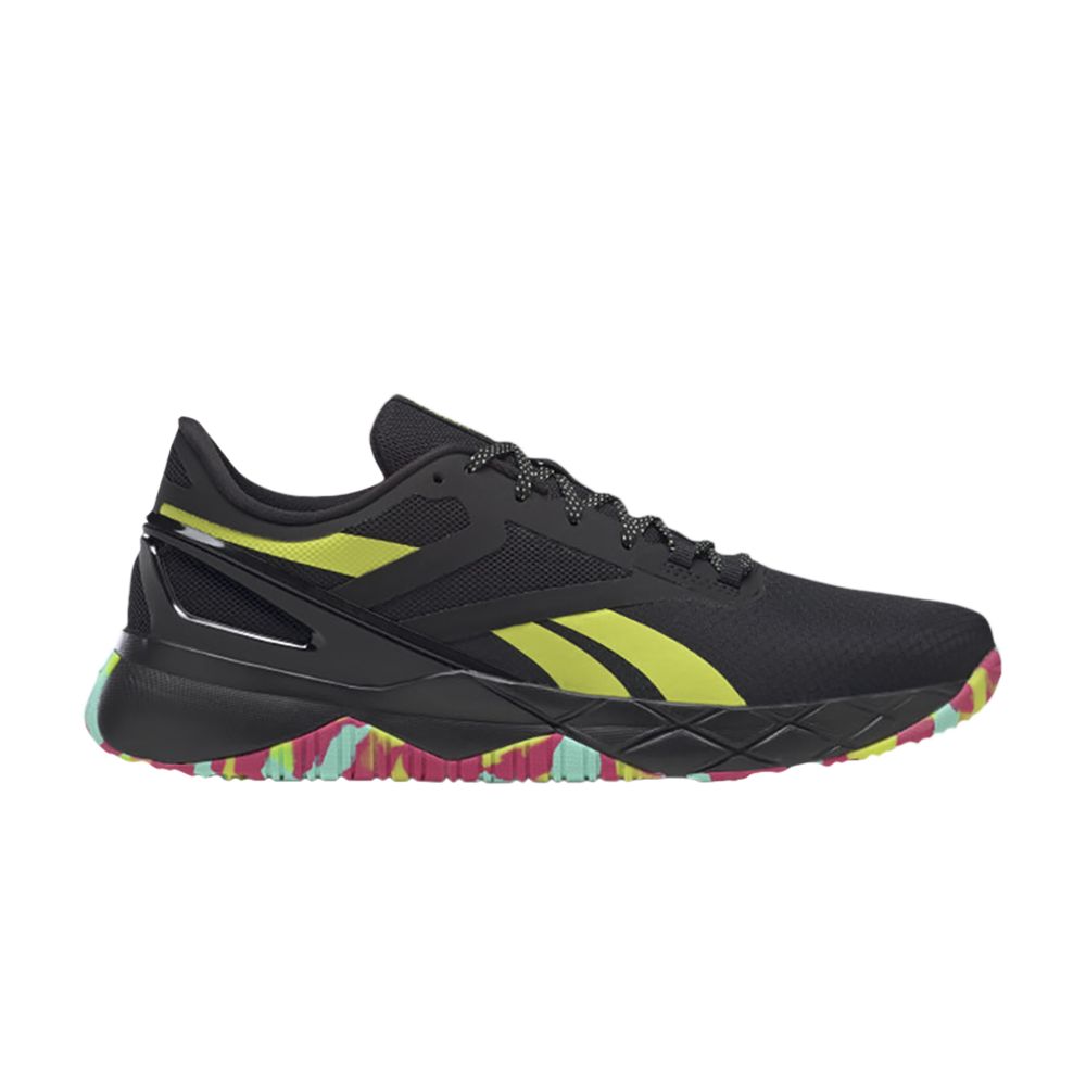 Reebok Nanoflex TR 'Black Lime Camo' | Men's Size 7.5