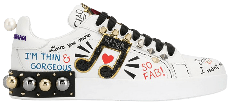 Buy Dolce & Gabbana Wmns Portofino 'Musical Note Patch