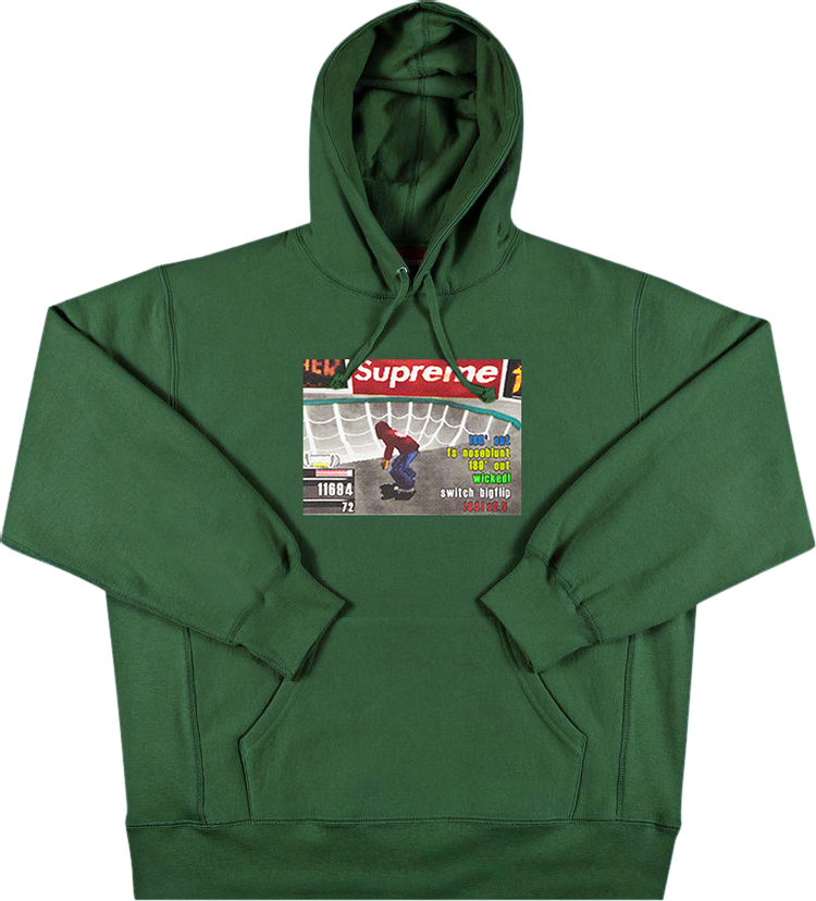 Buy Supreme x Thrasher Hooded Sweatshirt 'Green' - FW21SW98 GREEN 