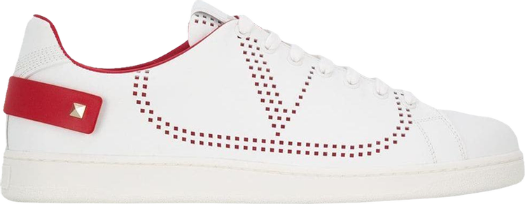 Valentino Wmns Backnet Sneaker 'White Red'