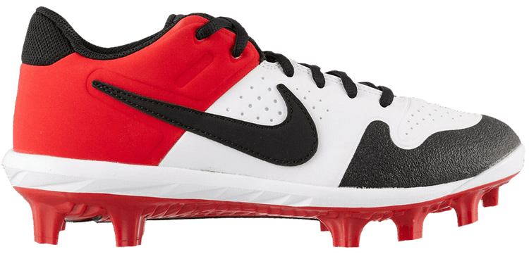 Kids' alpha huarache varsity baseball cleats red shop