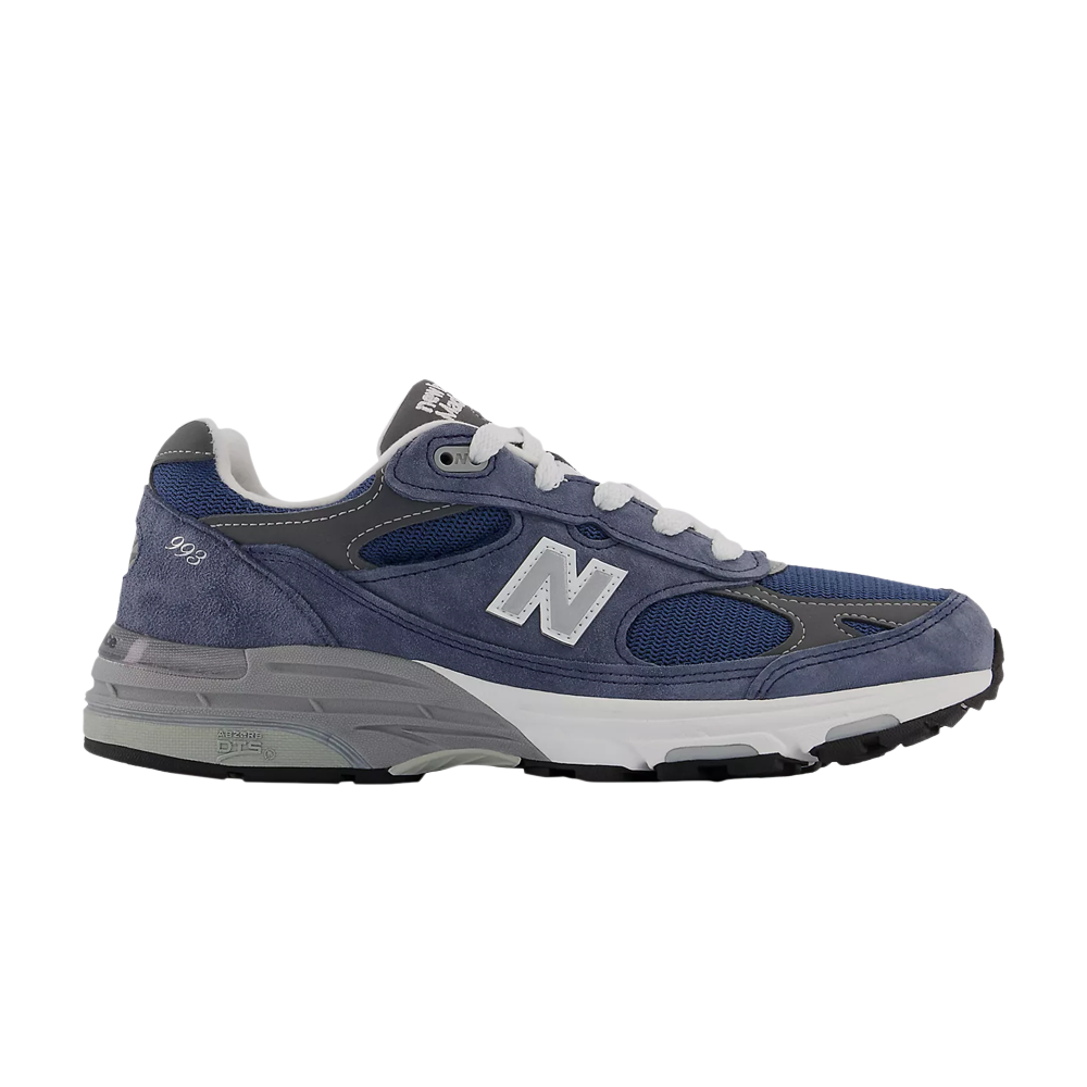 Pre-owned New Balance Wmns 993 Made In Usa Wide 'arctic Grey' In Purple