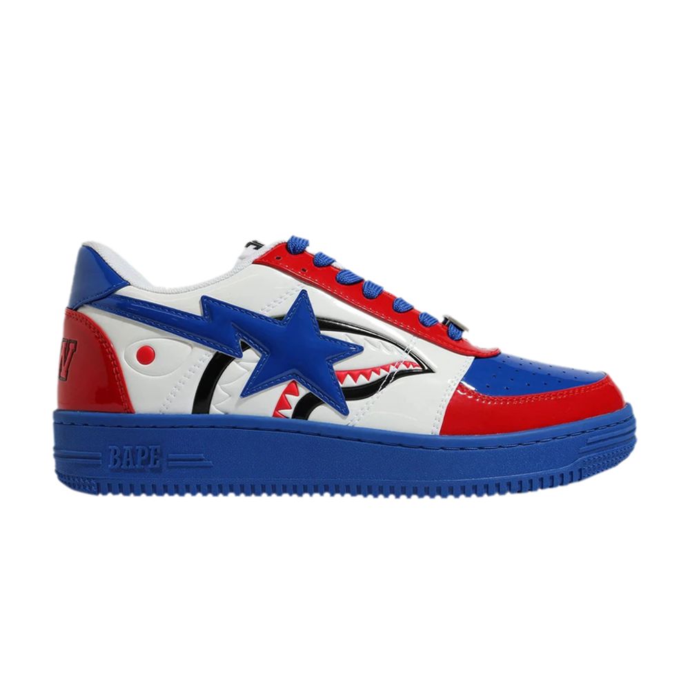 BAPE Bapesta Low 'London Store Shark - Blue' | Men's Size 10.5 - 1G72191008-BLU