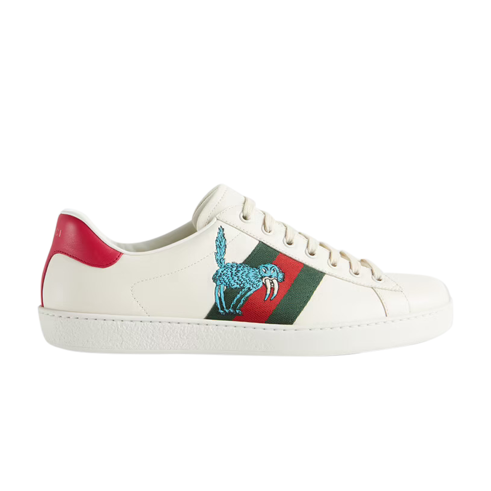 Pre-owned Gucci Freya Hartas X  Ace 'mythical Creature - White'
