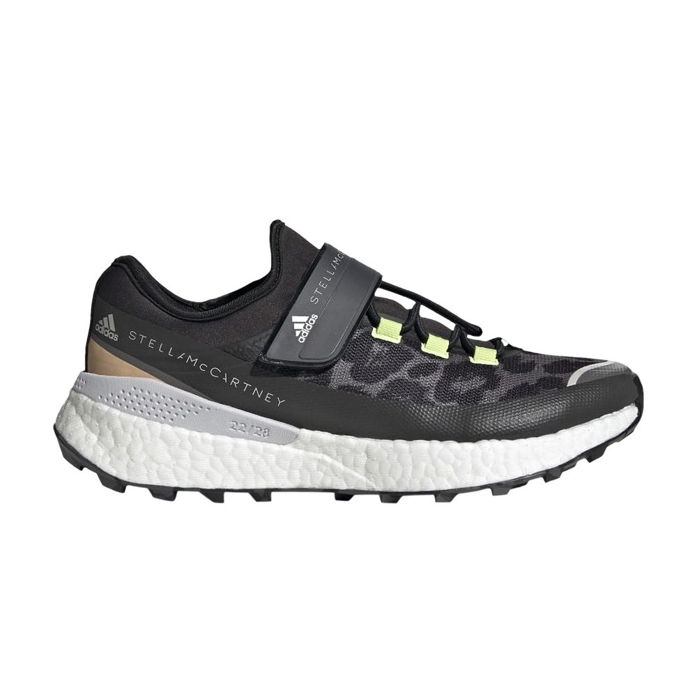 Pre-owned Adidas Originals Stella Mccartney X Wmns Outdoor Boost Rain.rdy 'black Leopard'