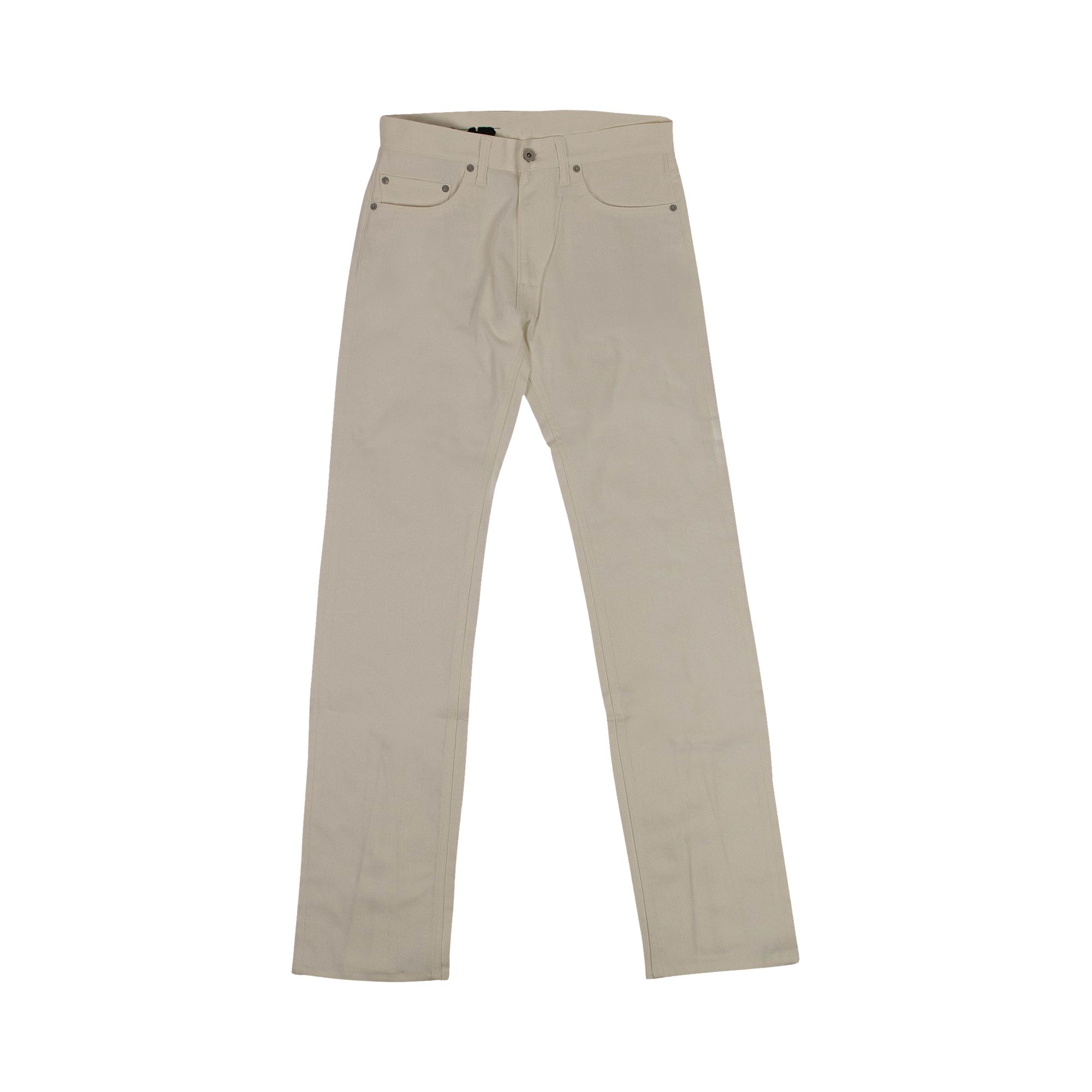 Vlone Zipper Jeans 'White' | Men's Size 3