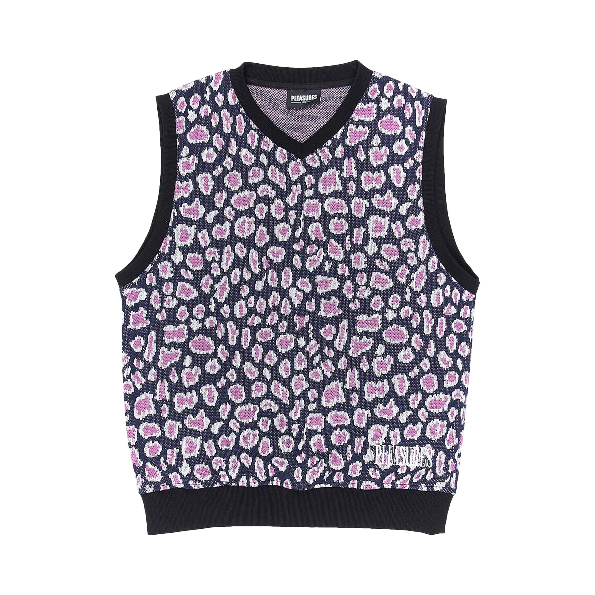 Pre-owned Pleasures Survival Sweater Vest 'navy' | Blue | Men's Size M