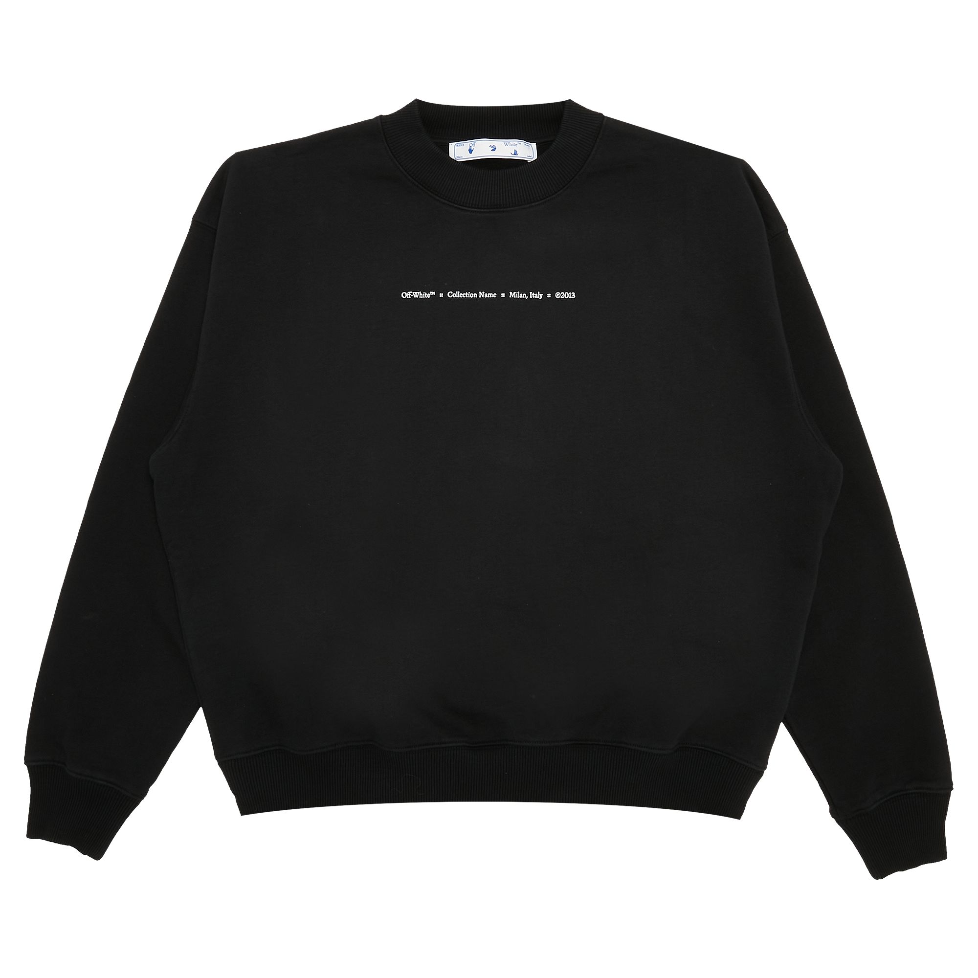 Off-White Tornado Arrow Skate Crewneck 'Black/Multicolor' | Men's Size XS