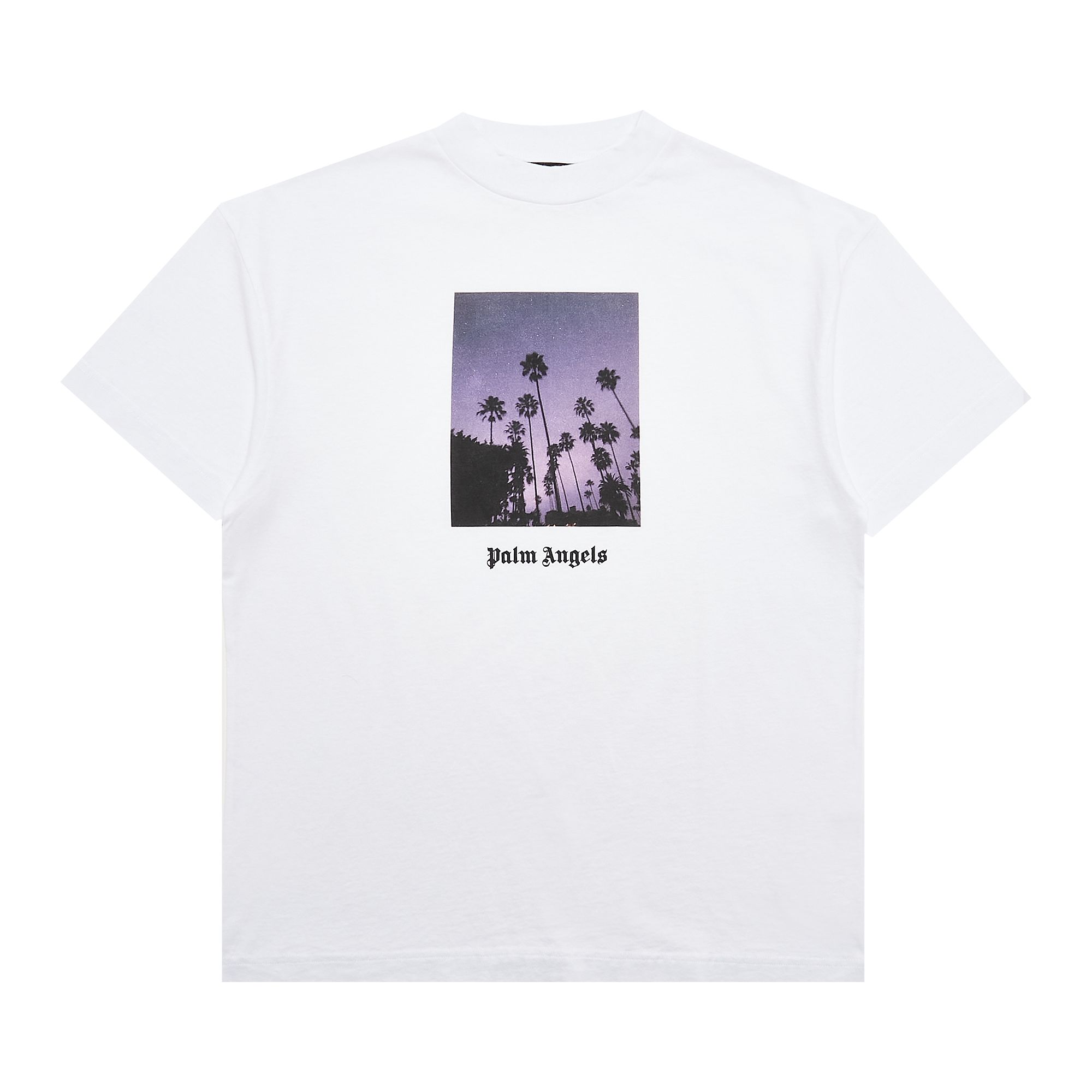 Palm Angels Stars And Palms Tee 'White/Black' | Men's Size M