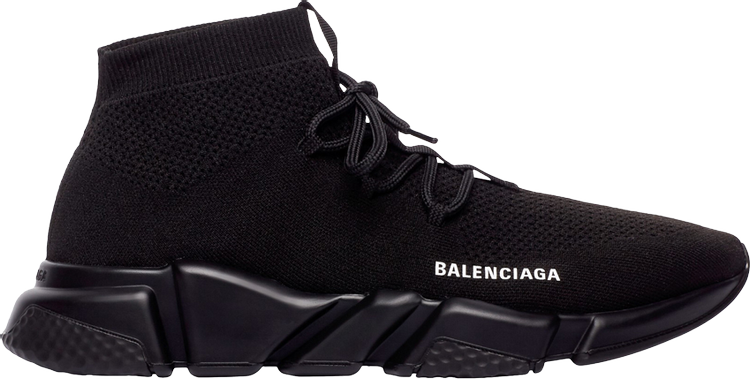 Balenciaga Speed Lace-Up Sneaker 'Black' | GOAT