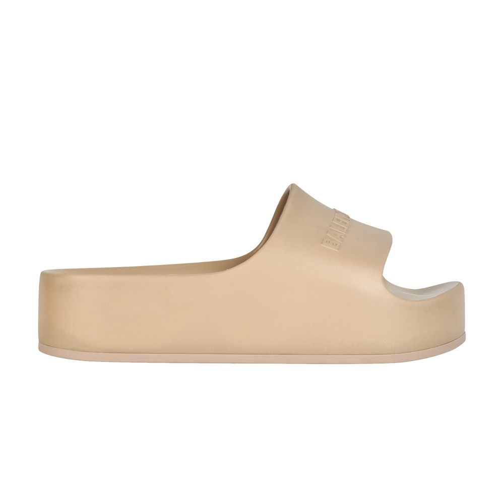Pre-owned Balenciaga Wmns Chunky Slides 'brown' | Women's Size 40