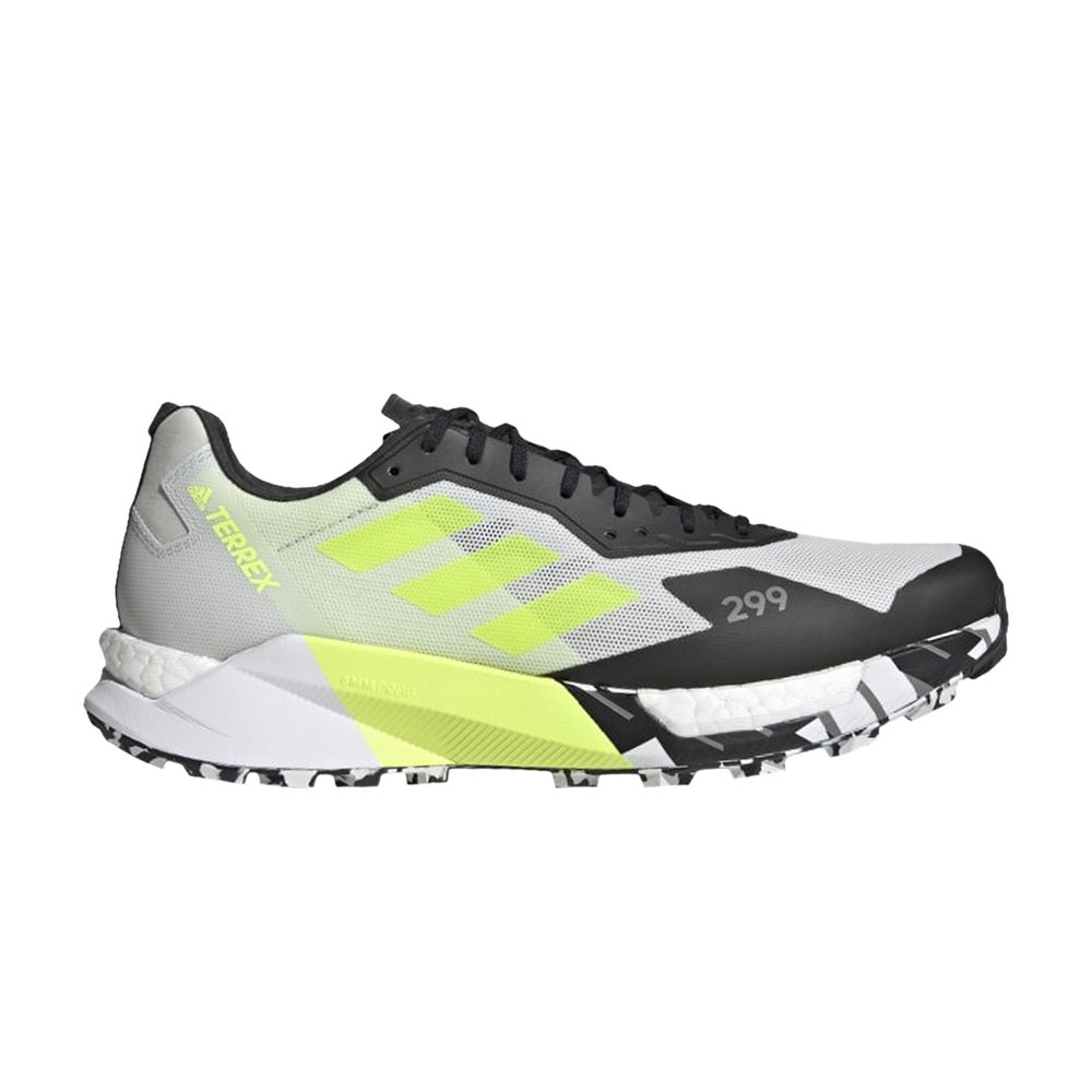 adidas Terrex Agravic Ultra Trail 'Grey Solar Yellow' | Men's Size 7