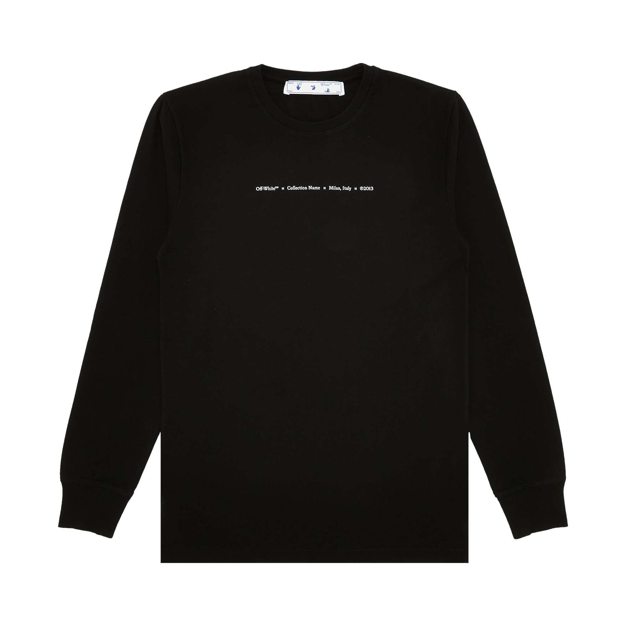 Pre-owned Off-white Tornado Arrow Long-sleeve Tee 'black/multicolor'