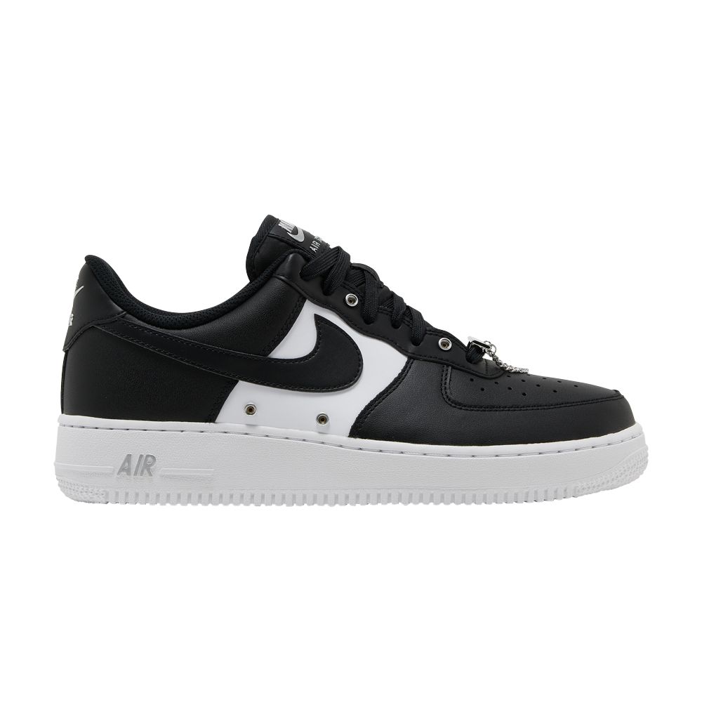 Nike Air Force 1 '07 Premium 'Silver Chain - Black' | Men's Size 10.5