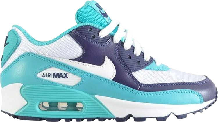 Buy Wmns Air Max 90 'Bright Turquoise Purple' - 325213 300 | GOAT