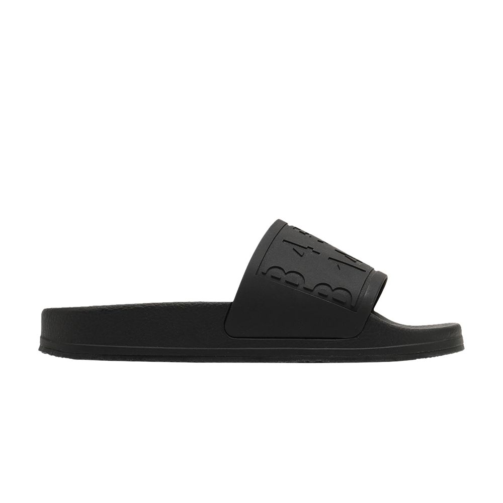 Pre-owned Maison Margiela Mm6  Wmns Logo Slide 'black' | Women's Size 35
