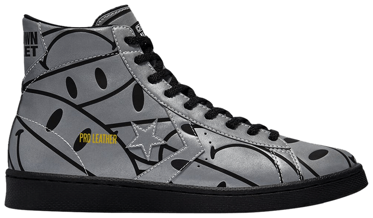 Chinatown Market x Converse Pro Leather High All Over Smiley