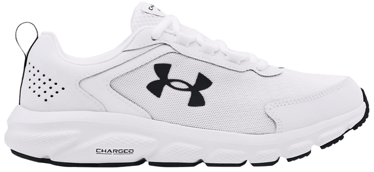 Under Armour Wmns Charged Assert 9 Wide White Black