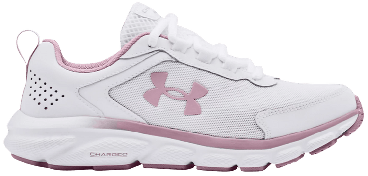 Under Armour Wmns Charged Assert 9 Wide White Mauve Pink