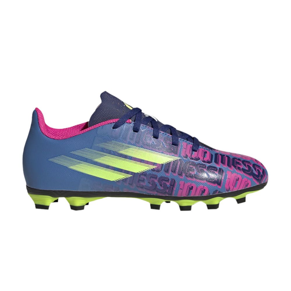 adidas X Speedflow Messi.4 FG J 'Numbersup' | Blue | Kid's Size 13.5