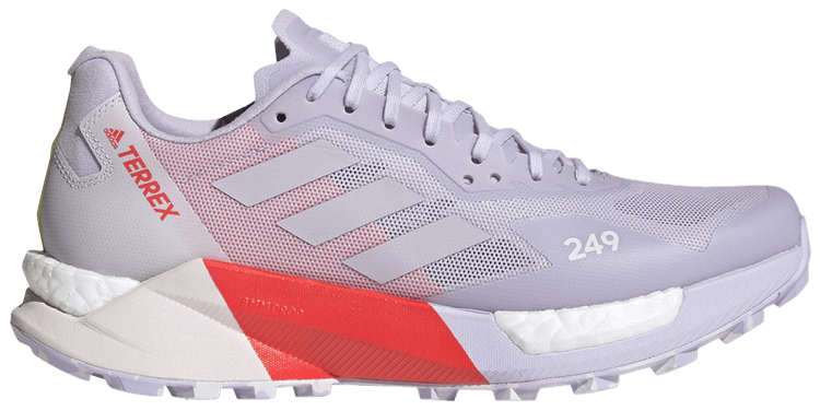Adidas Wmns Terrex Agravic Ultra Trail Purple Tint Solar Red