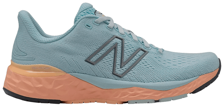 New Balance Wmns Fresh Foam 880v11 2A Wide Pale Blue Light Mango