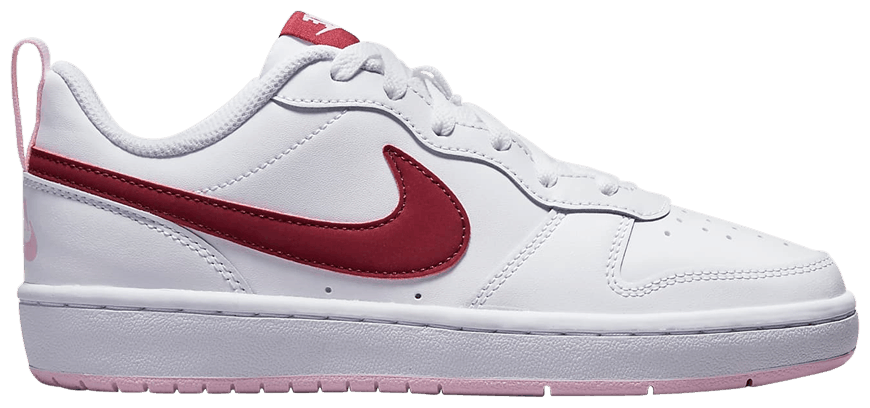Nike Court Borough Low 2 Gs 'white Dark Beetroot'
