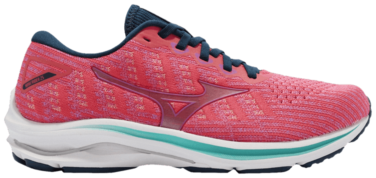 Mizuno Wmns Wave Rider 25 Waveknit Wide Pink