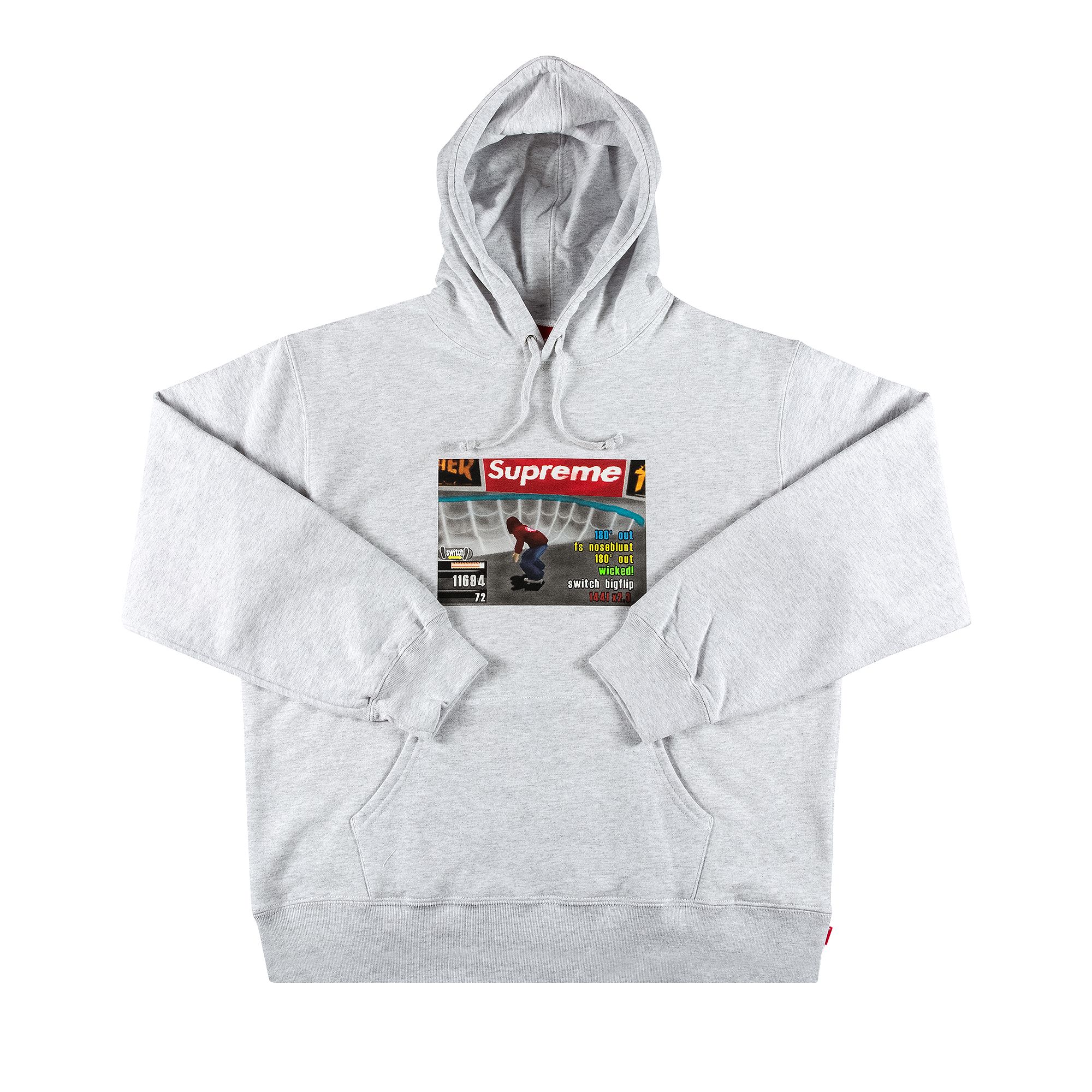 Supreme x Thrasher Hooded Sweatshirt 'Ash Grey' | Men's Size M