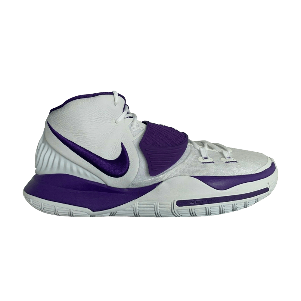kyrie 6 purple and white