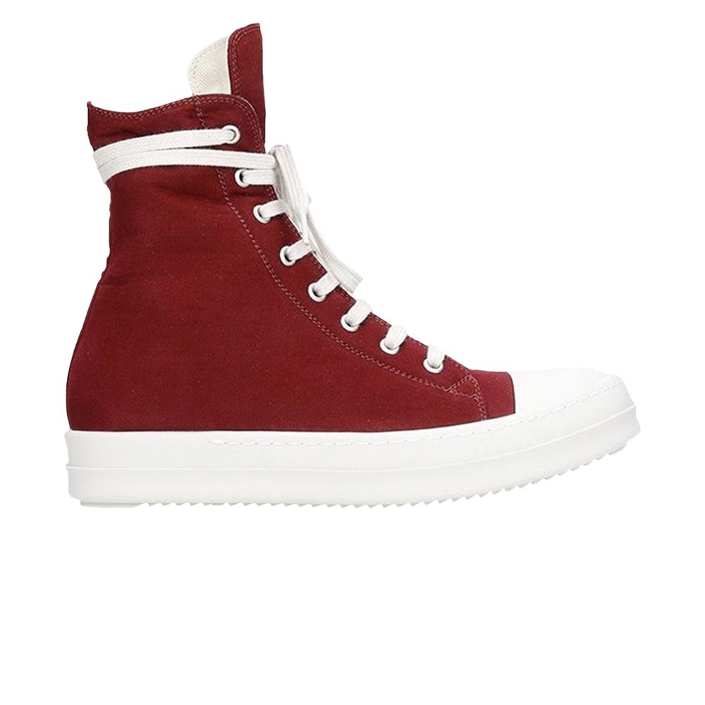 Pre-owned Rick Owens Wmns Drkshdw Twill High 'bruise' | Red | Women's Size 36