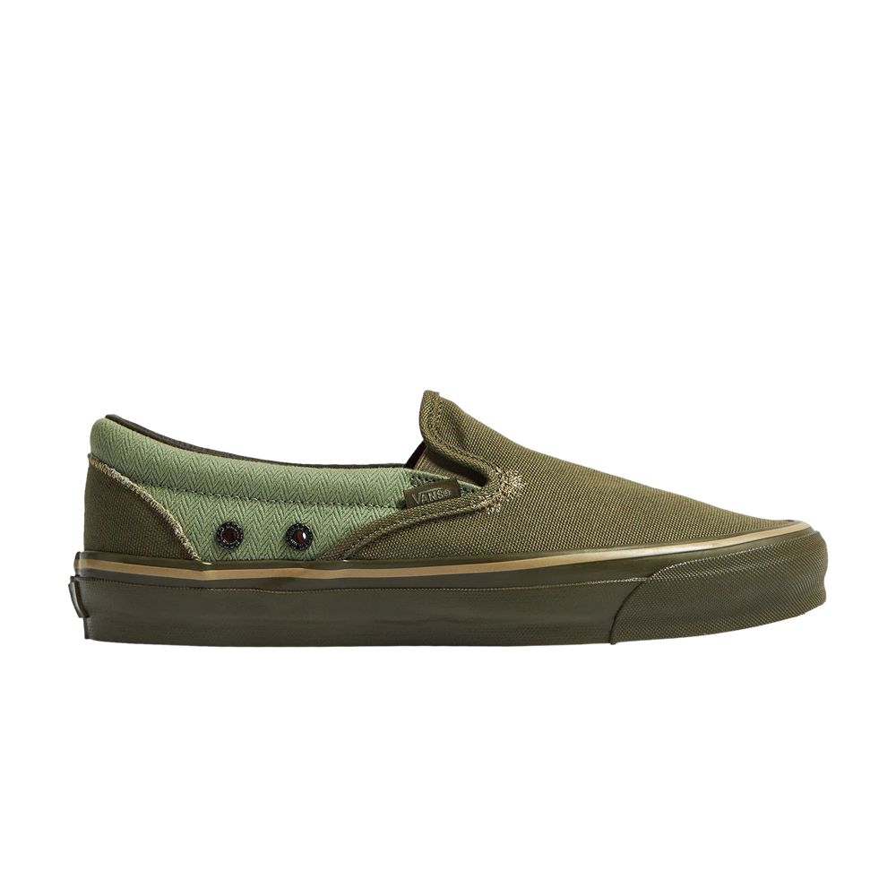 Vans Nigel Cabourn x OG Classic Slip-On LX 'USMC Army Mix' | Green | Men's Size 12