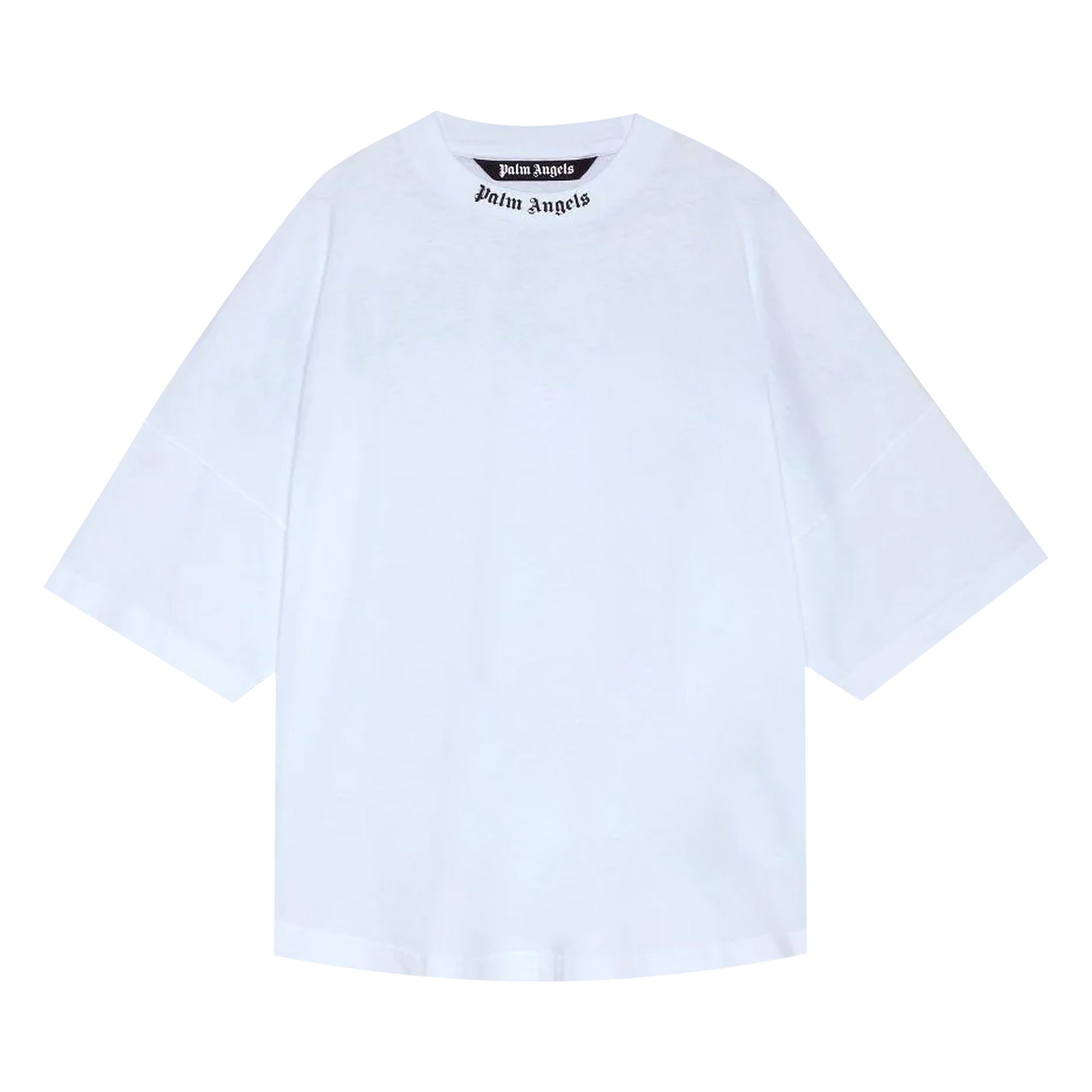 Palm Angels Classic Logo Over Tee 'White' | Men's Size XS
