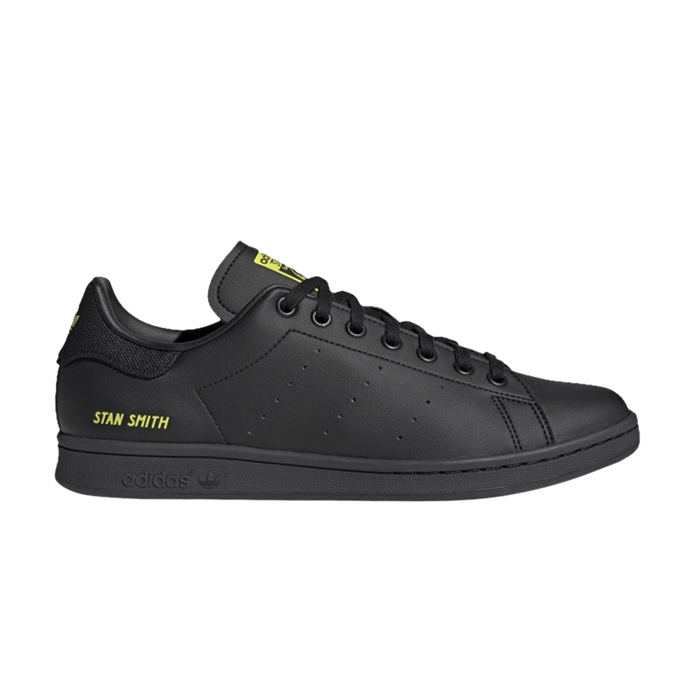 Stan Smith 'Black Semi Solar Yellow' | GOAT