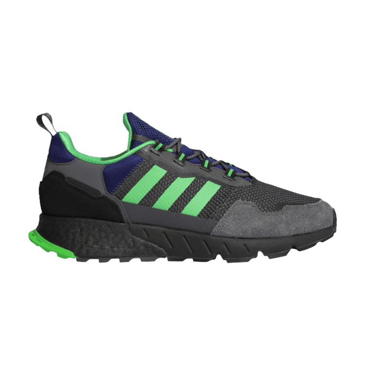Buy ZX 1K Boost 'Grey Screaming Green' - H00430 | GOAT CA