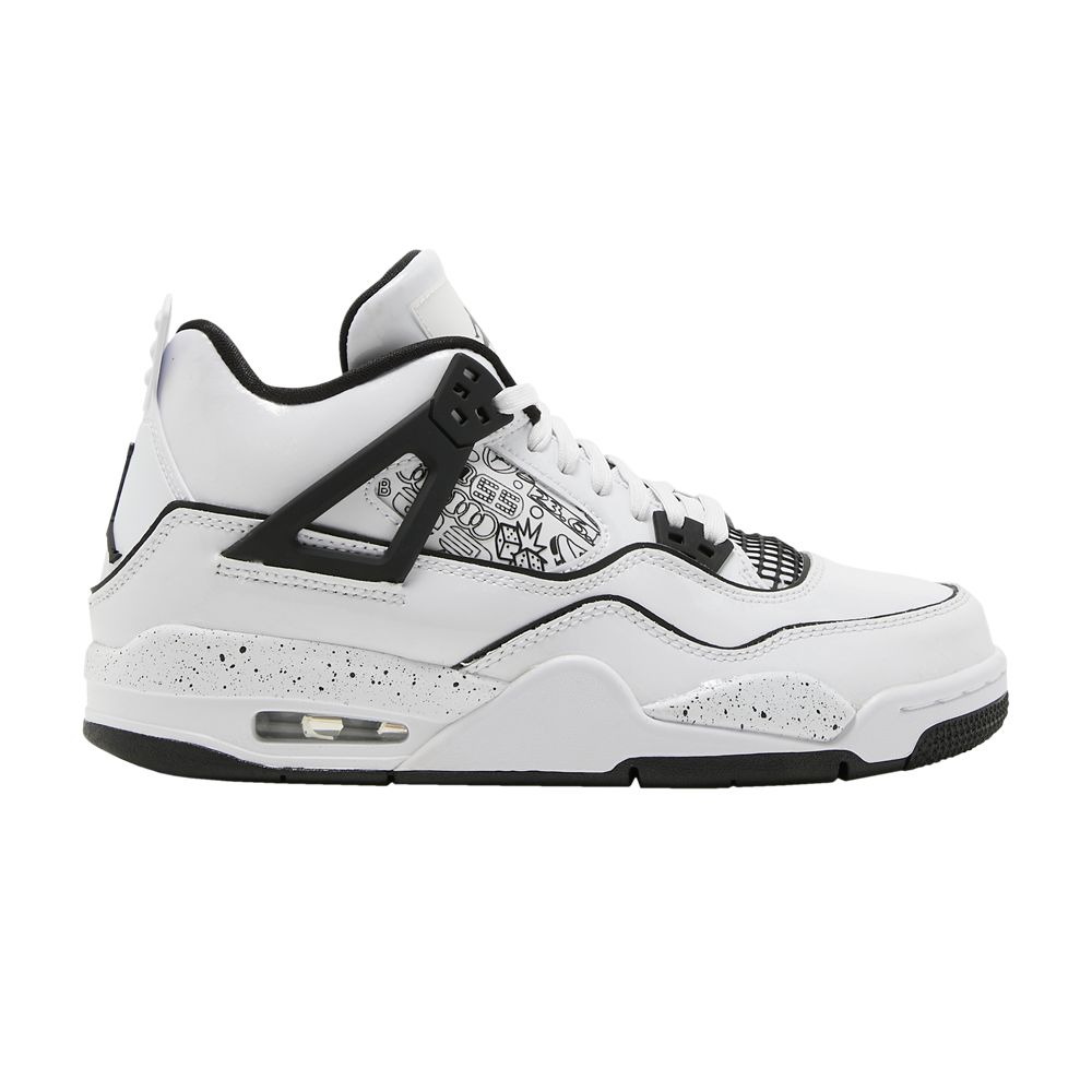 Air Jordan 4 Retro GS 'DIY' | White | Kid's Size 5.5
