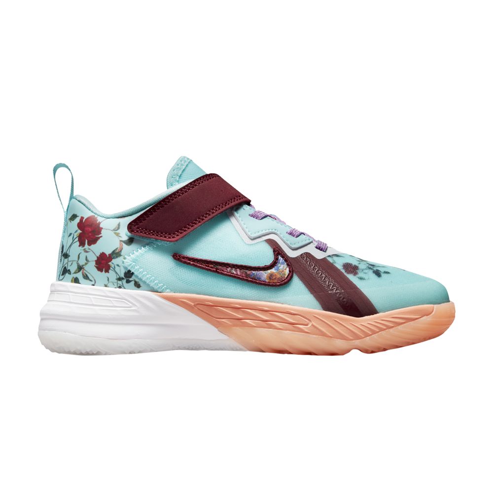 Pre-owned Nike Mimi Plange X Lebron 18 Low Ps 'daughters' | Blue | Kid's Size 2