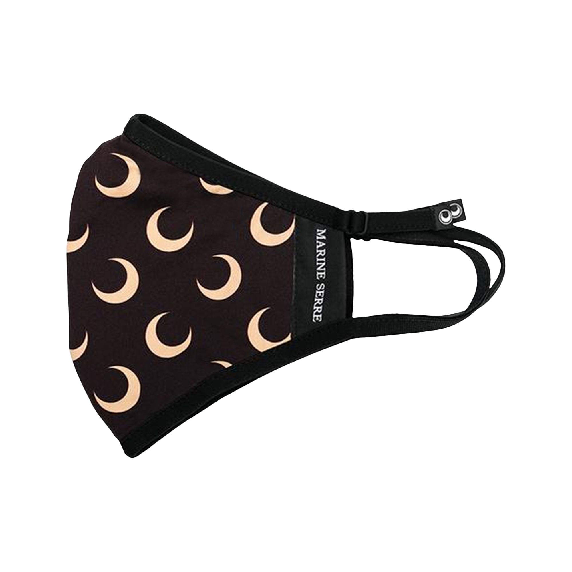 Marine Serre Logo Jacquard Face Mask 'Brown' | Women's Size M/L