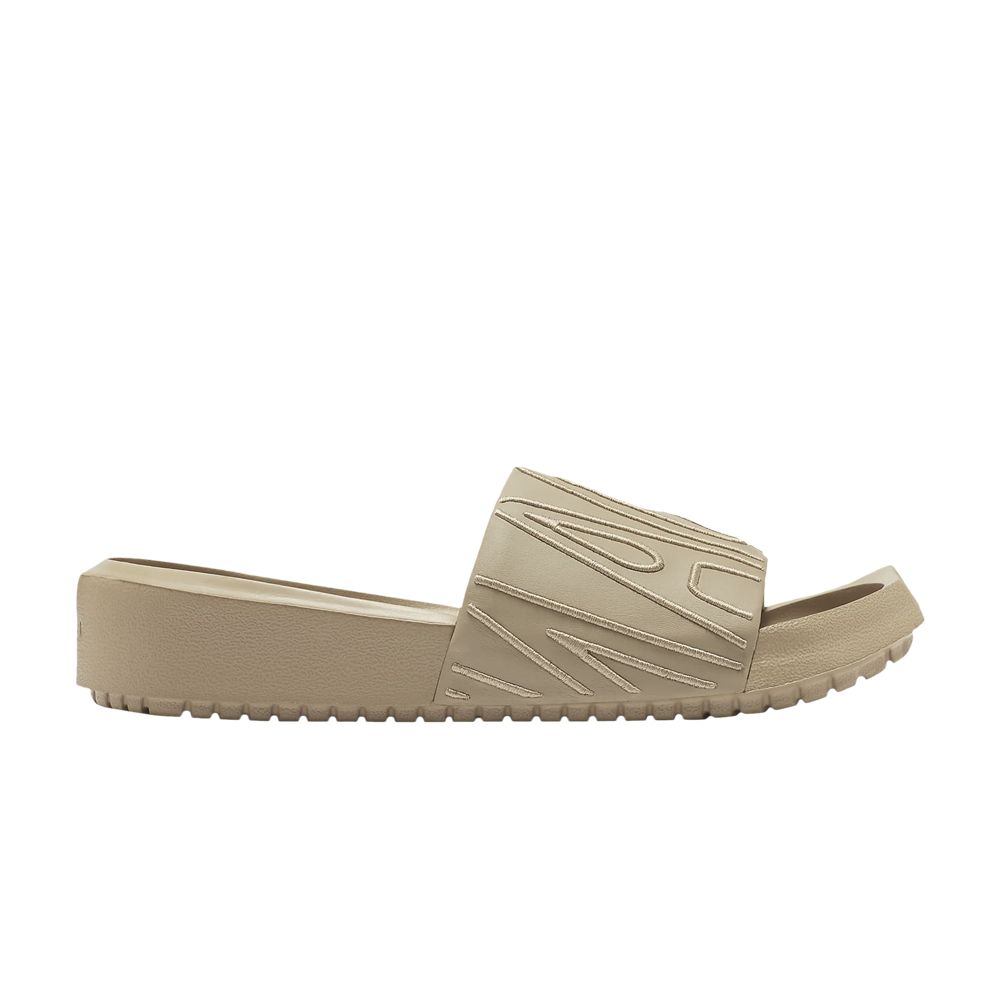 Pre-owned Air Jordan Wmns Jordan Nola Slide 'khaki' In Brown