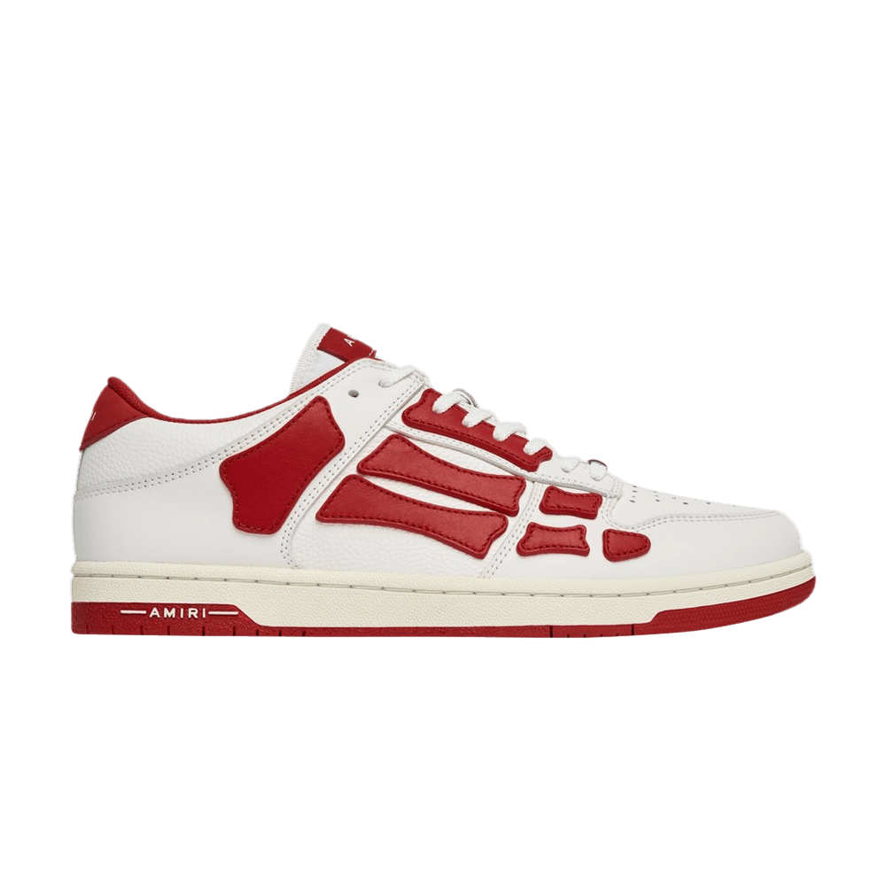 Amiri Skel Top Low 'White Red' | GOAT