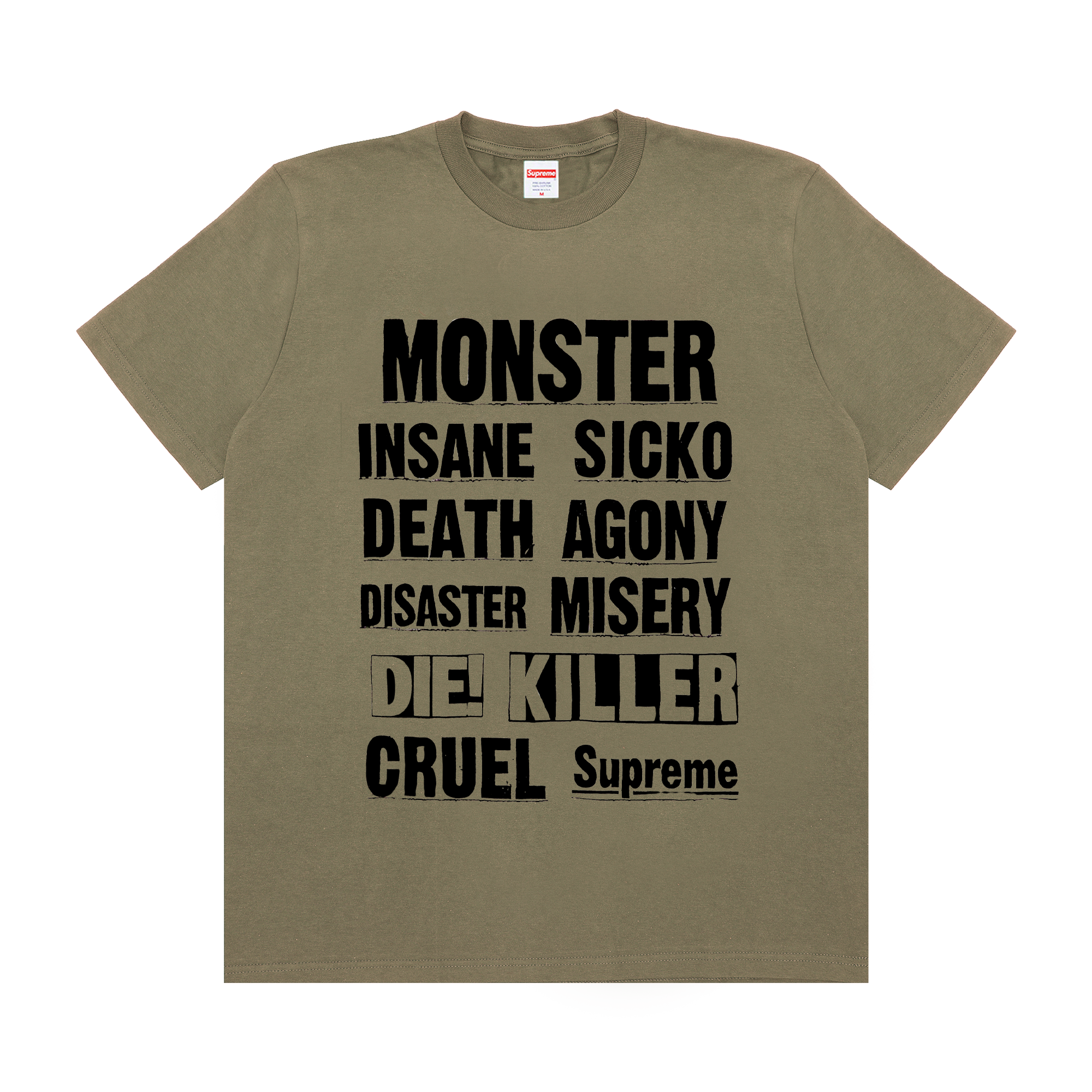 国産HOTSupreme 21FW Monster Tee XL Tシャツ/カットソー(半袖/袖なし)