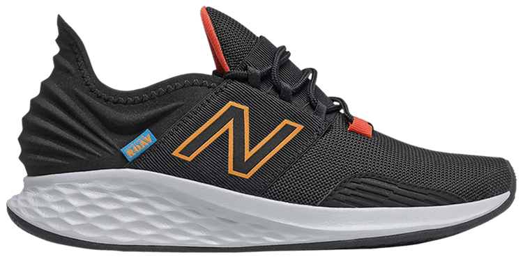 New Balance Fresh Foam Roav 2E Wide Black Ghost Pepper