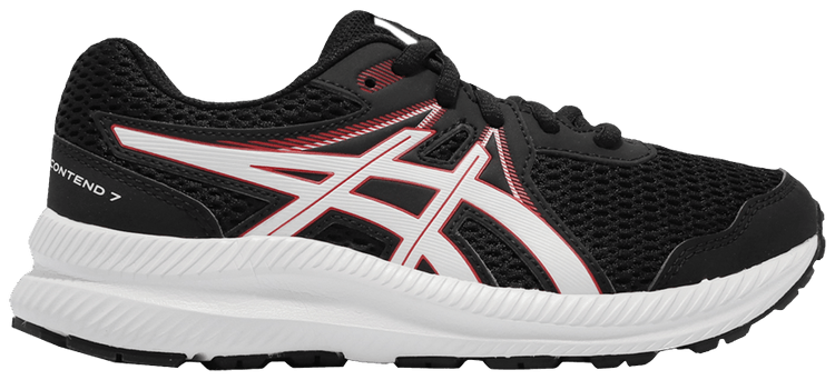Asics Contend 7 GS Black Electric Red