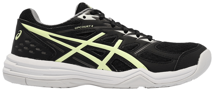 Asics Wmns Upcourt 4 Black Illuminate Yellow